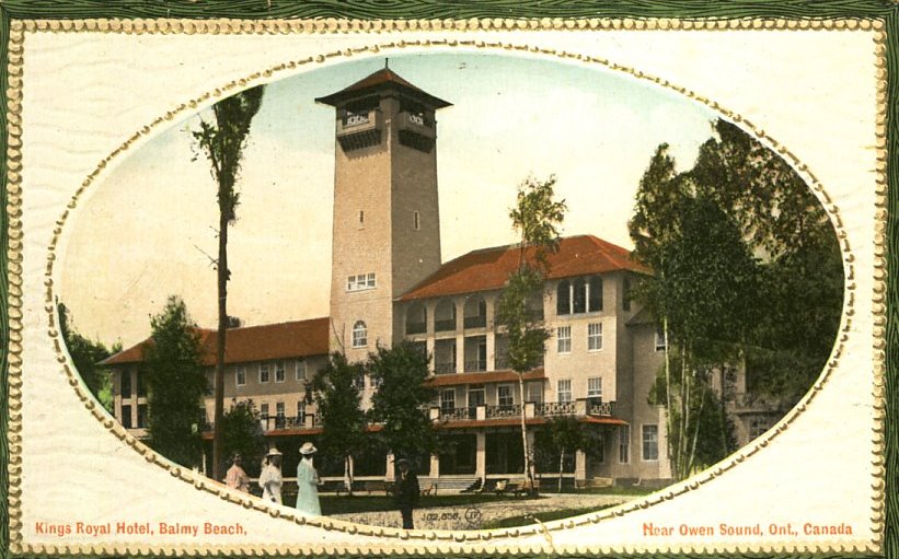 A postcard showing the King's Royal Hotel
