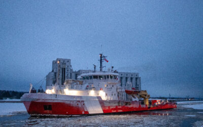 CCGS Judy LaMarsh Breaks the Ice!